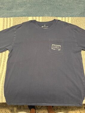 Southern Marsh Navy long-Sleeve Pocket Tee